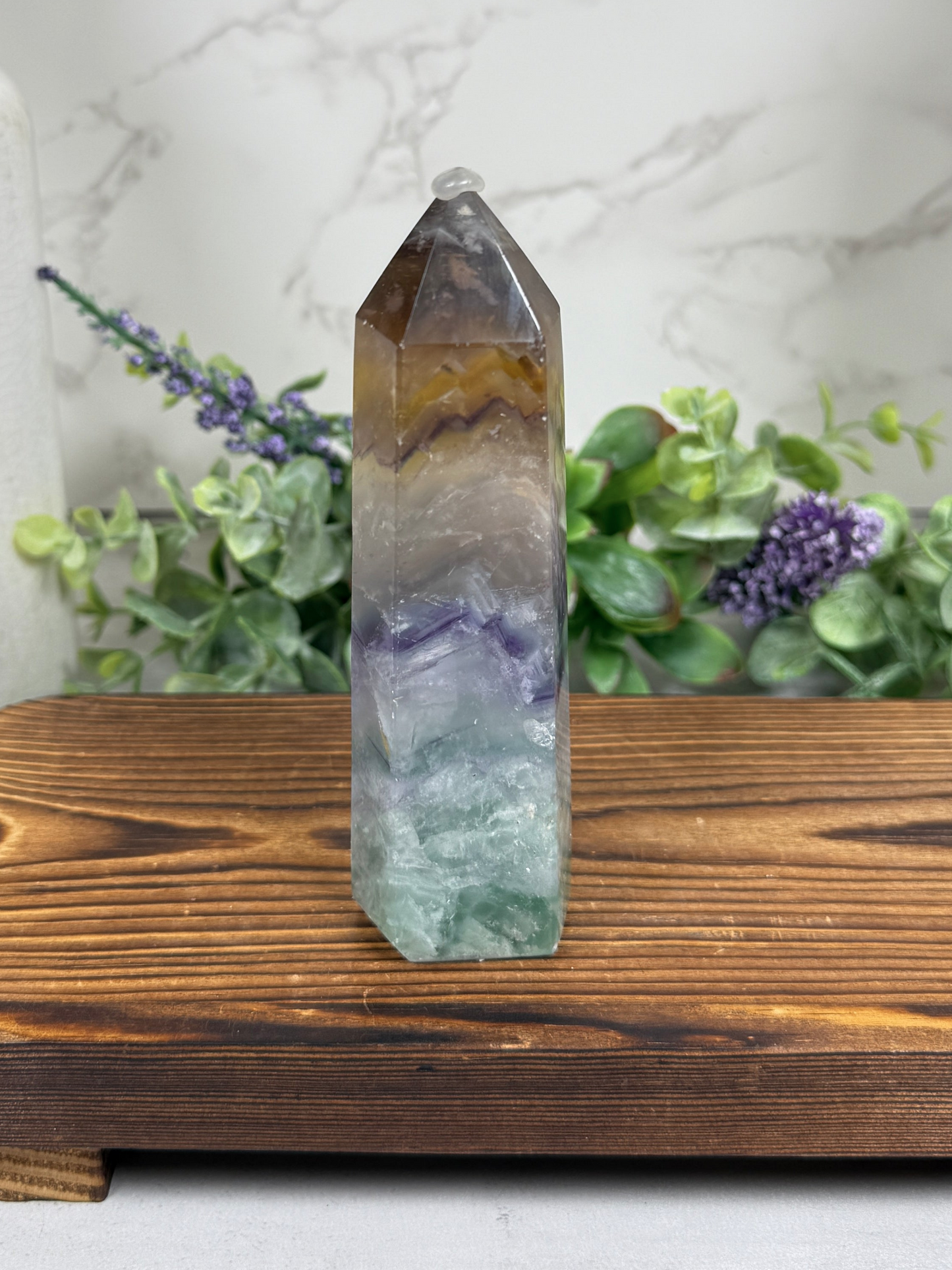 Rainbow Fluorite Tower