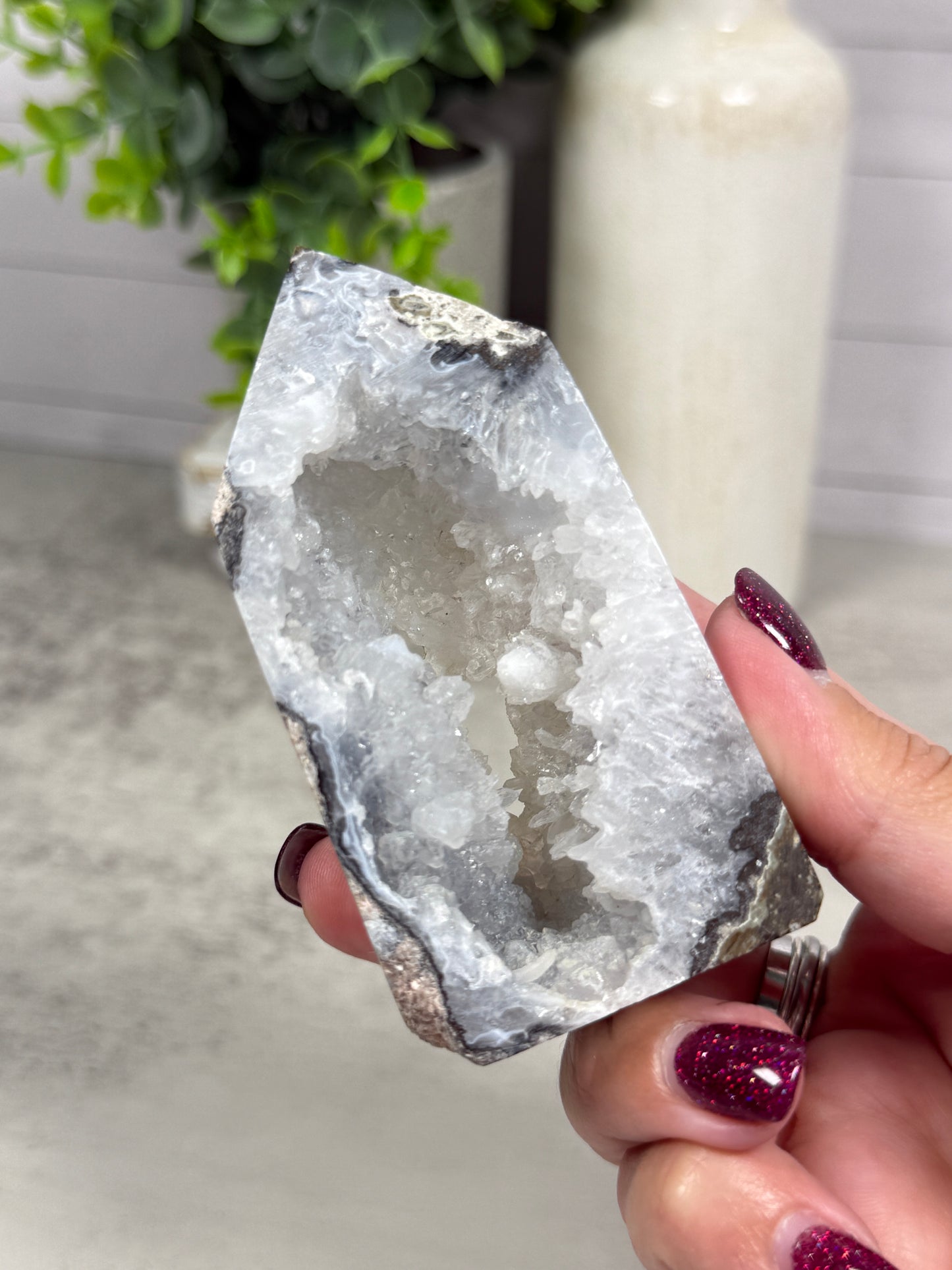Moroccan Agate Geode Towers (UV)