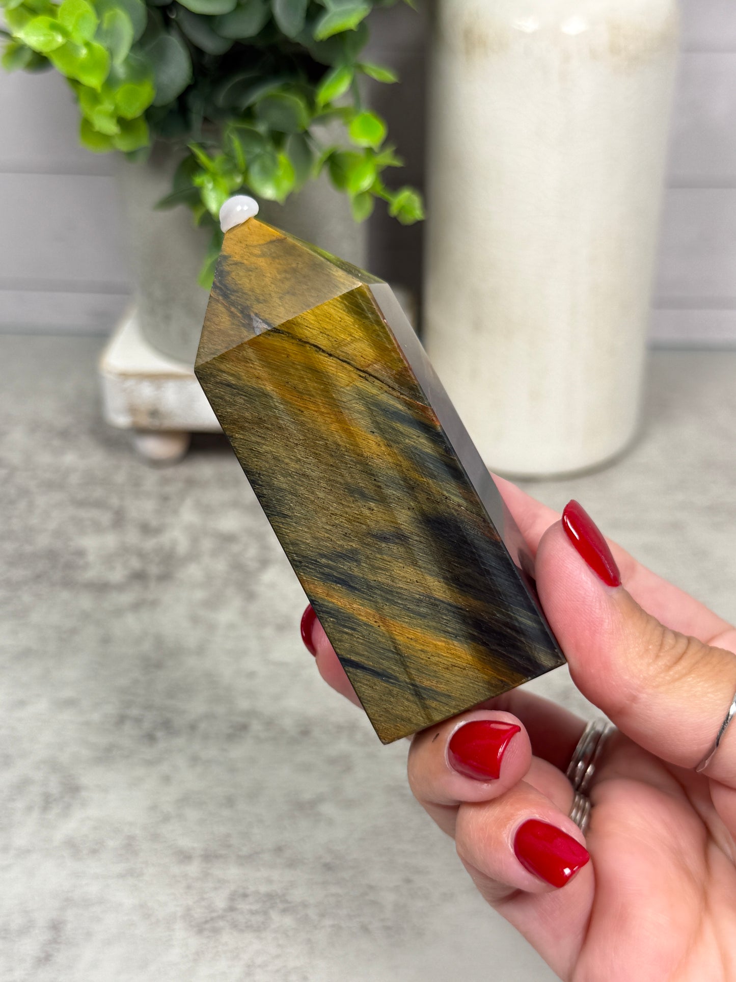 Blue Tigers Eye Towers