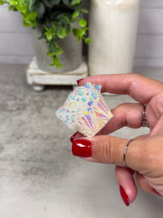 Aura Quartz Clusters