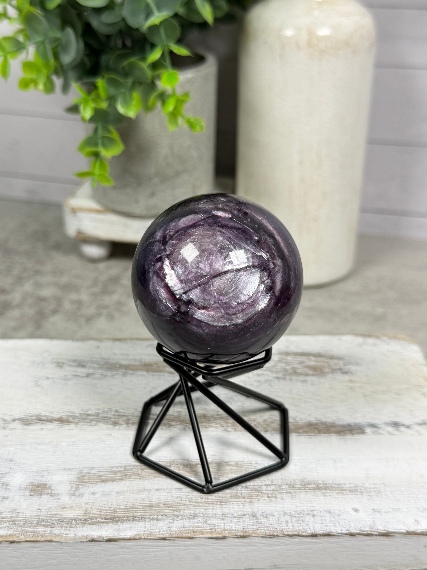 Gem Purple Mica Sphere