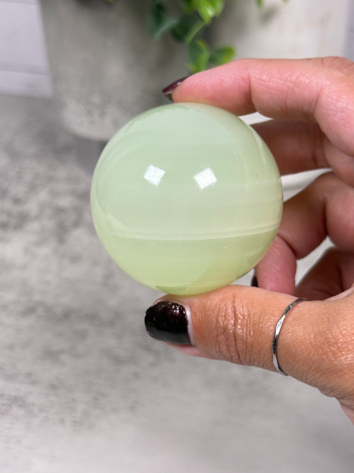 Green Onyx Spheres from Mexico
