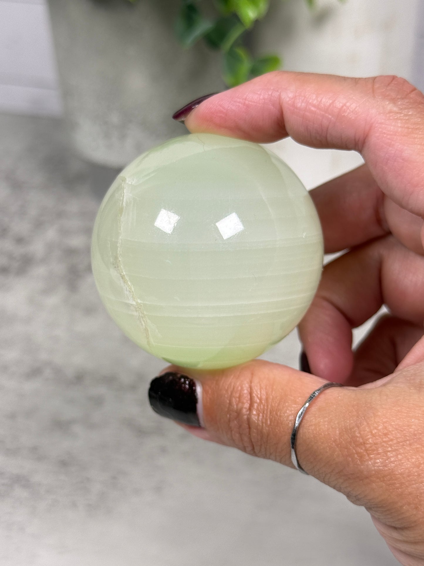 Green Onyx Spheres from Mexico