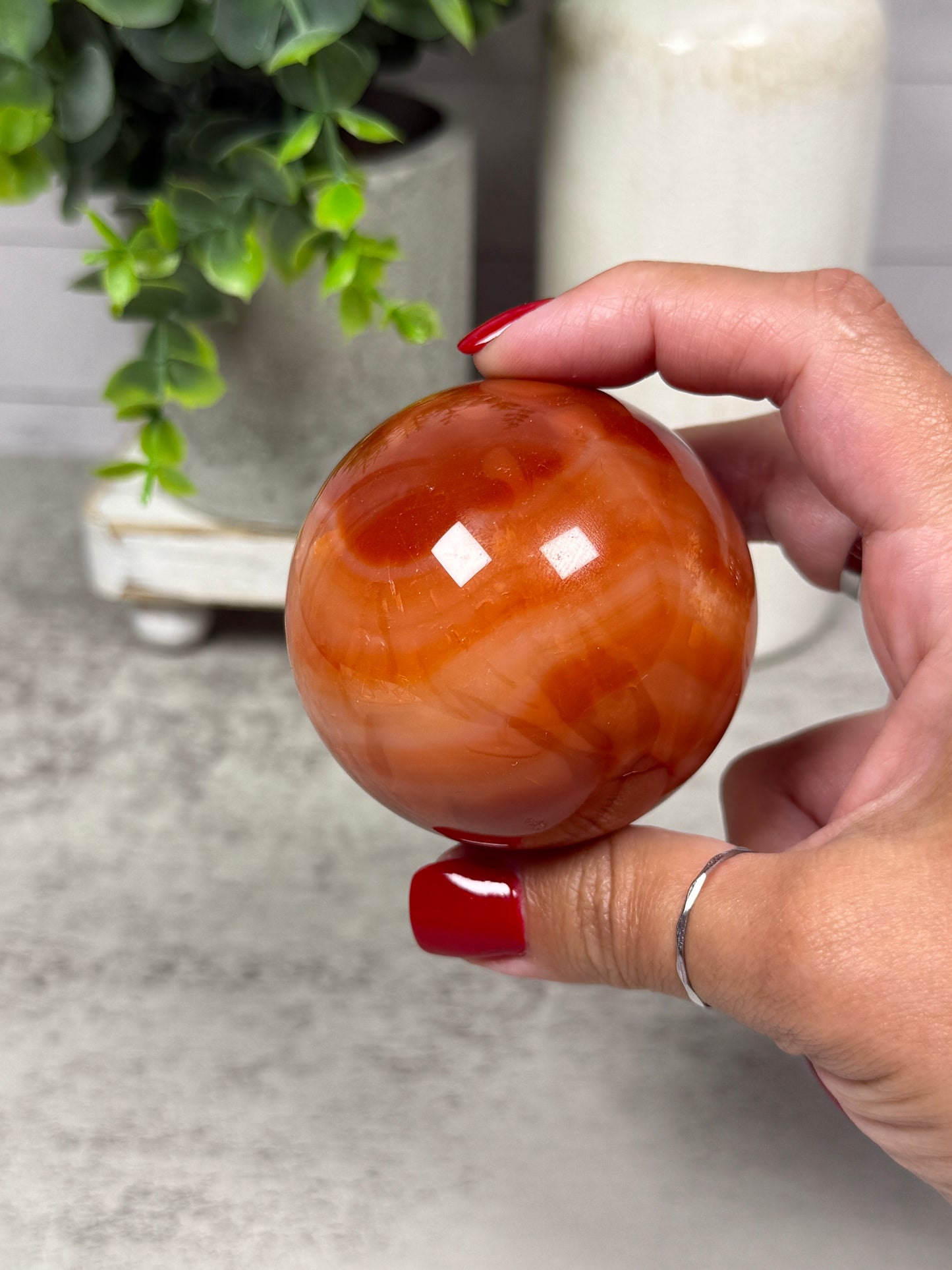 Carnelian Spheres