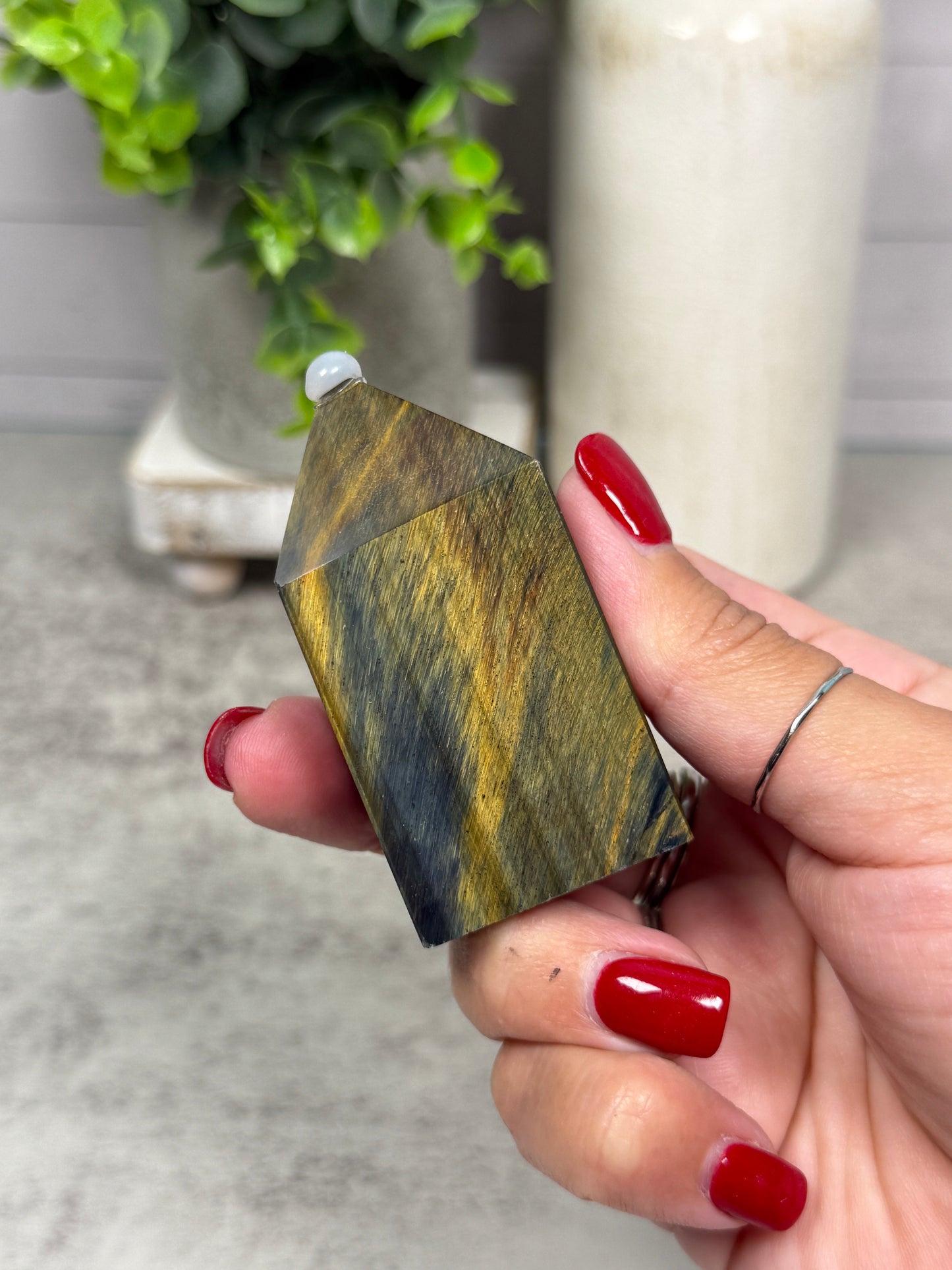 Blue Tigers Eye Towers