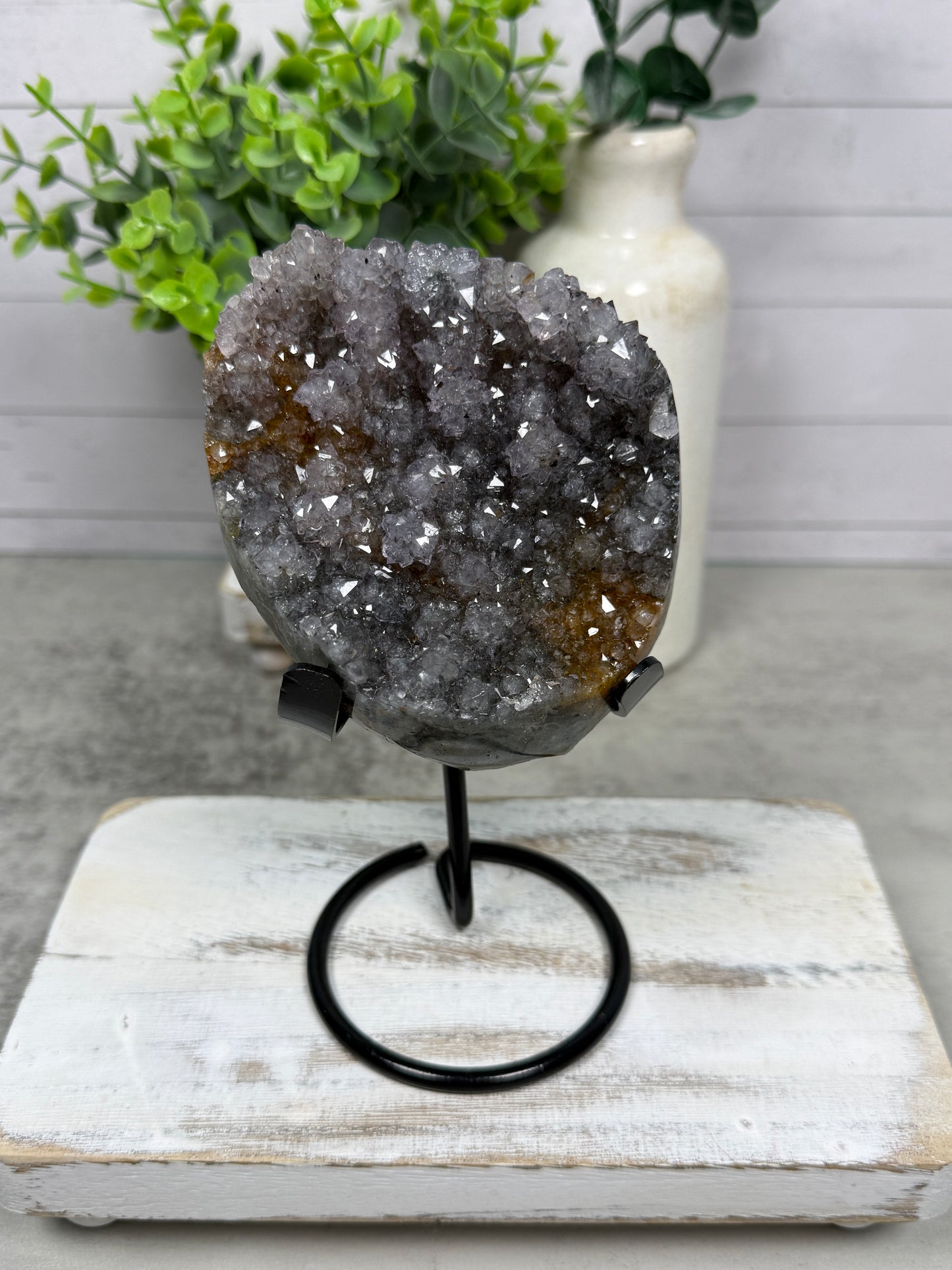 Amethyst + Healer from Uruguay on Stand