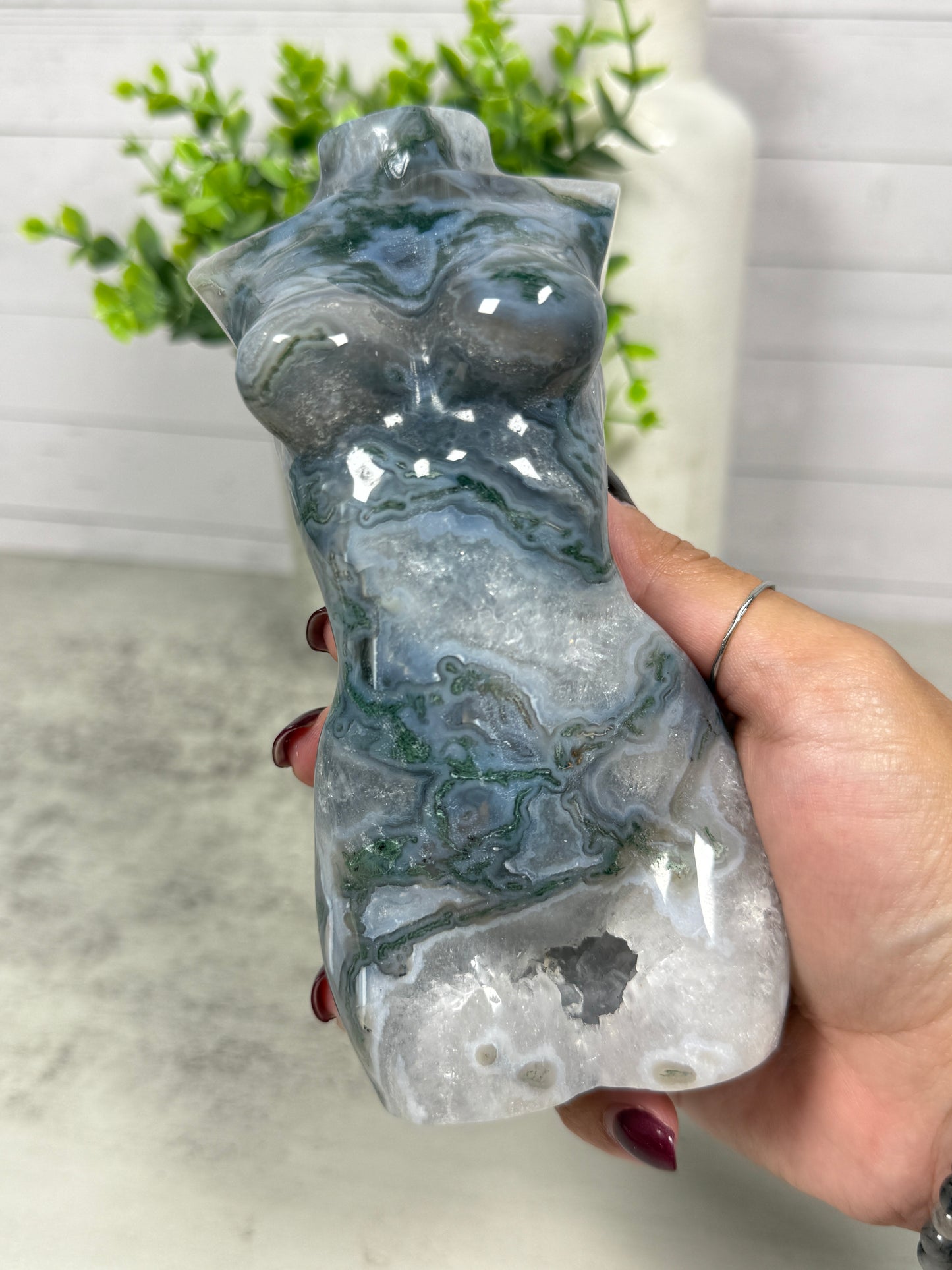 Moss Agate Lady Body