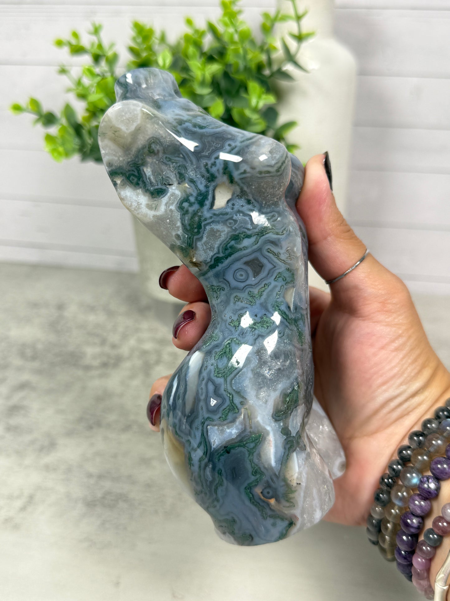 Moss Agate Lady Body