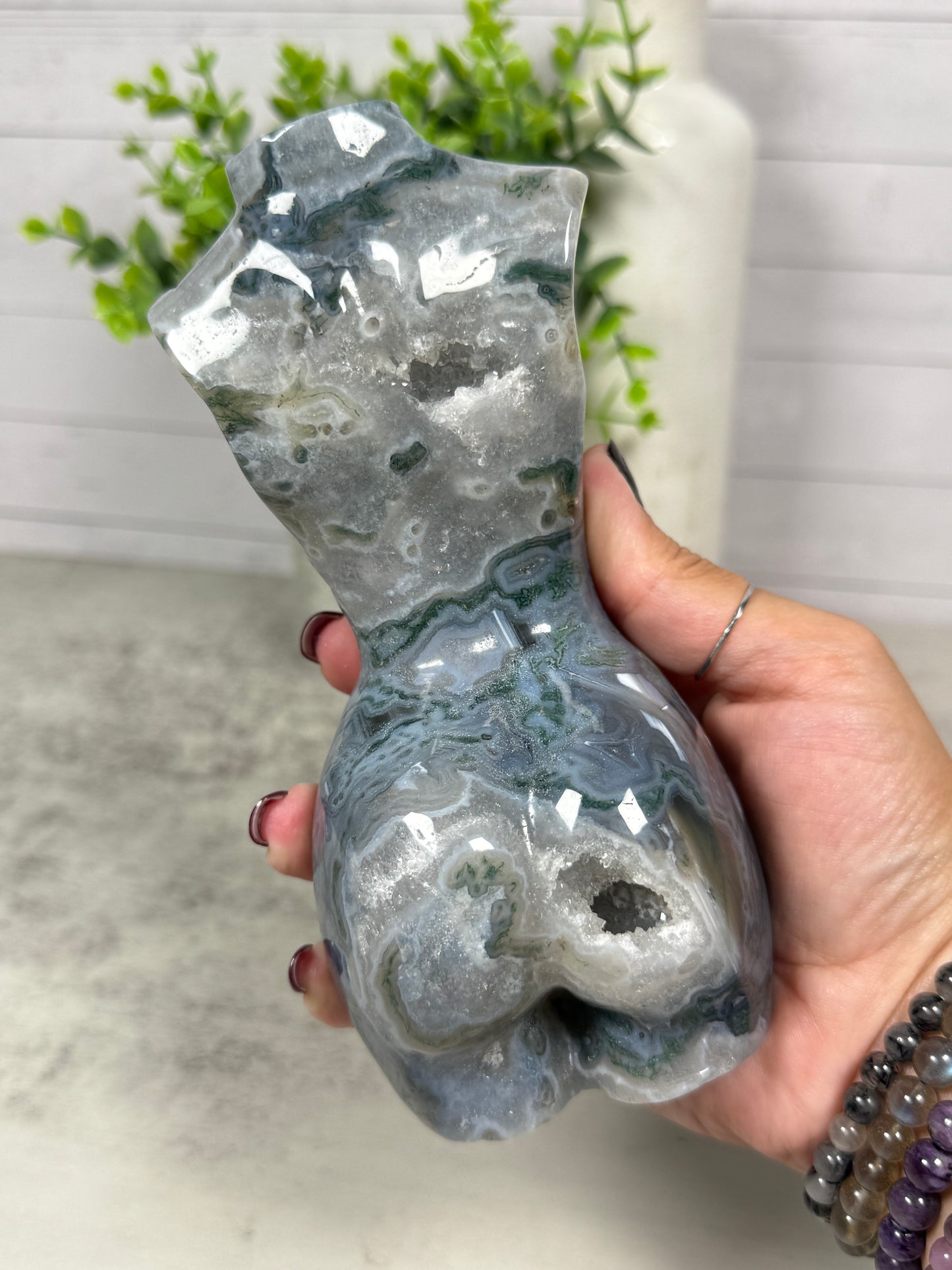 Moss Agate Lady Body