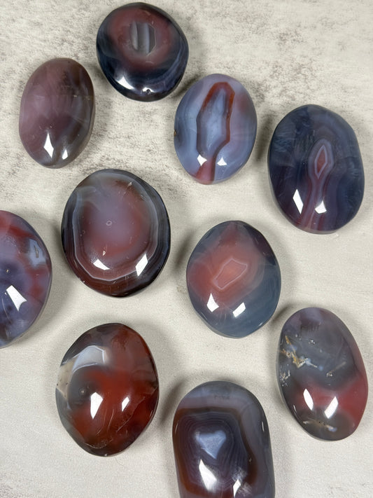 Swazi Agate Palm Stones - Intuitively Chosen