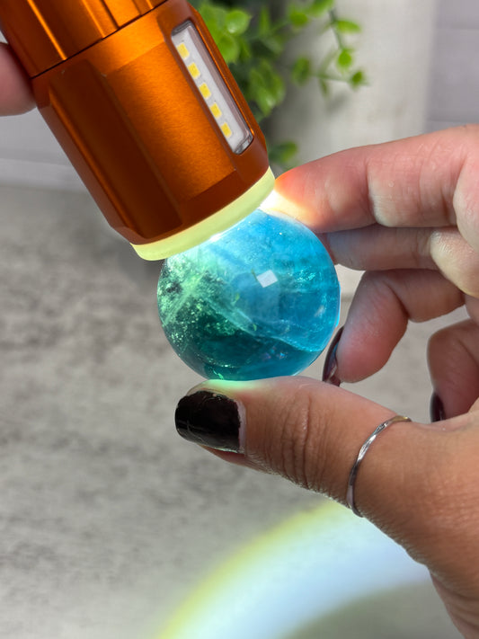 Blue Fluorite Spheres