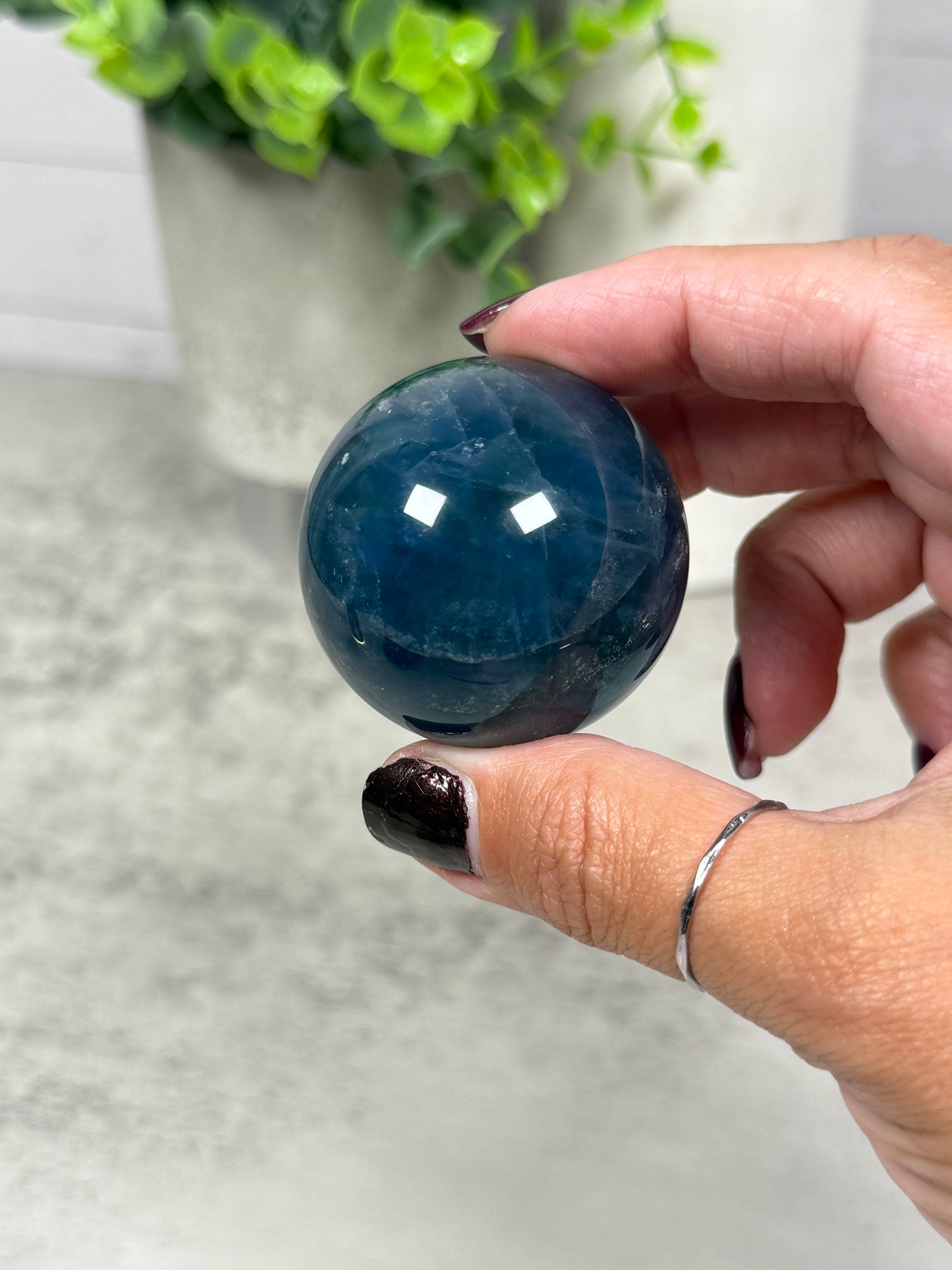 Blue Fluorite Spheres