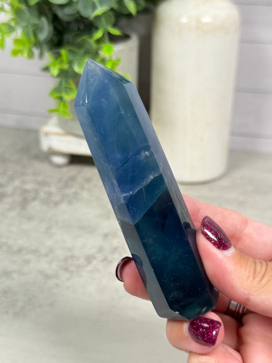 Blue Fluorite Towers