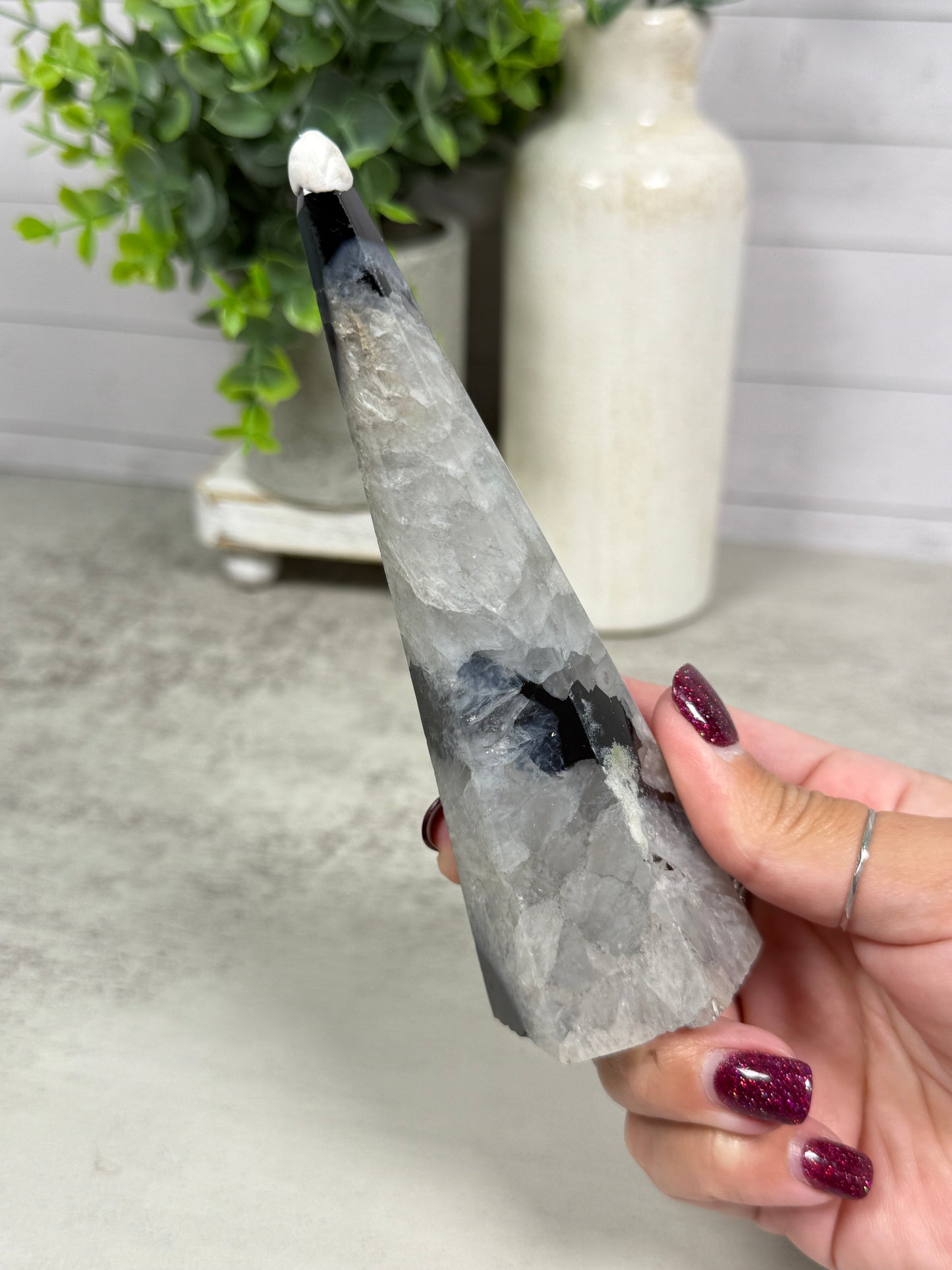 Black Diamond Agate Towers