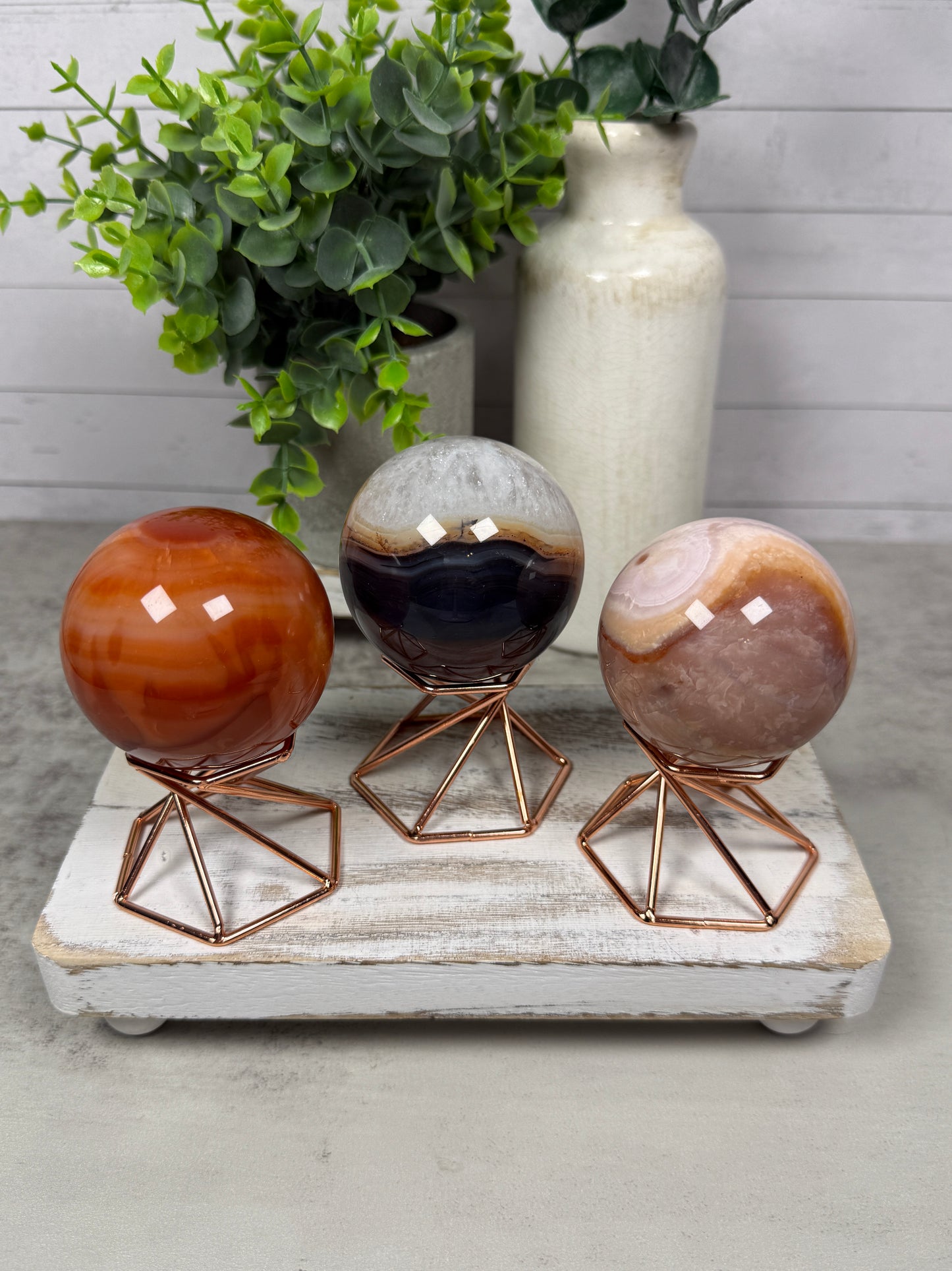 Carnelian Spheres