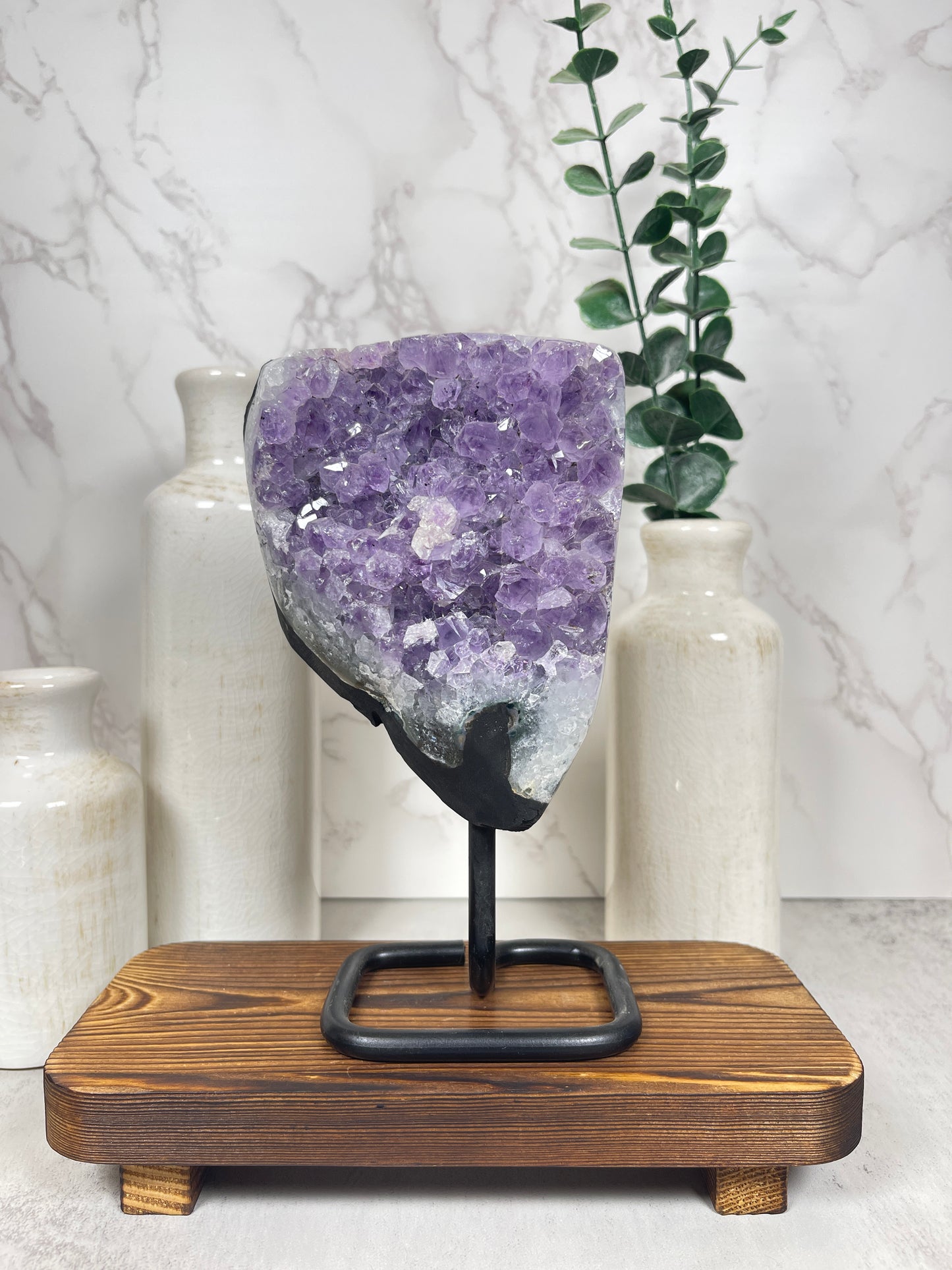 Amethyst Cluster on Stand