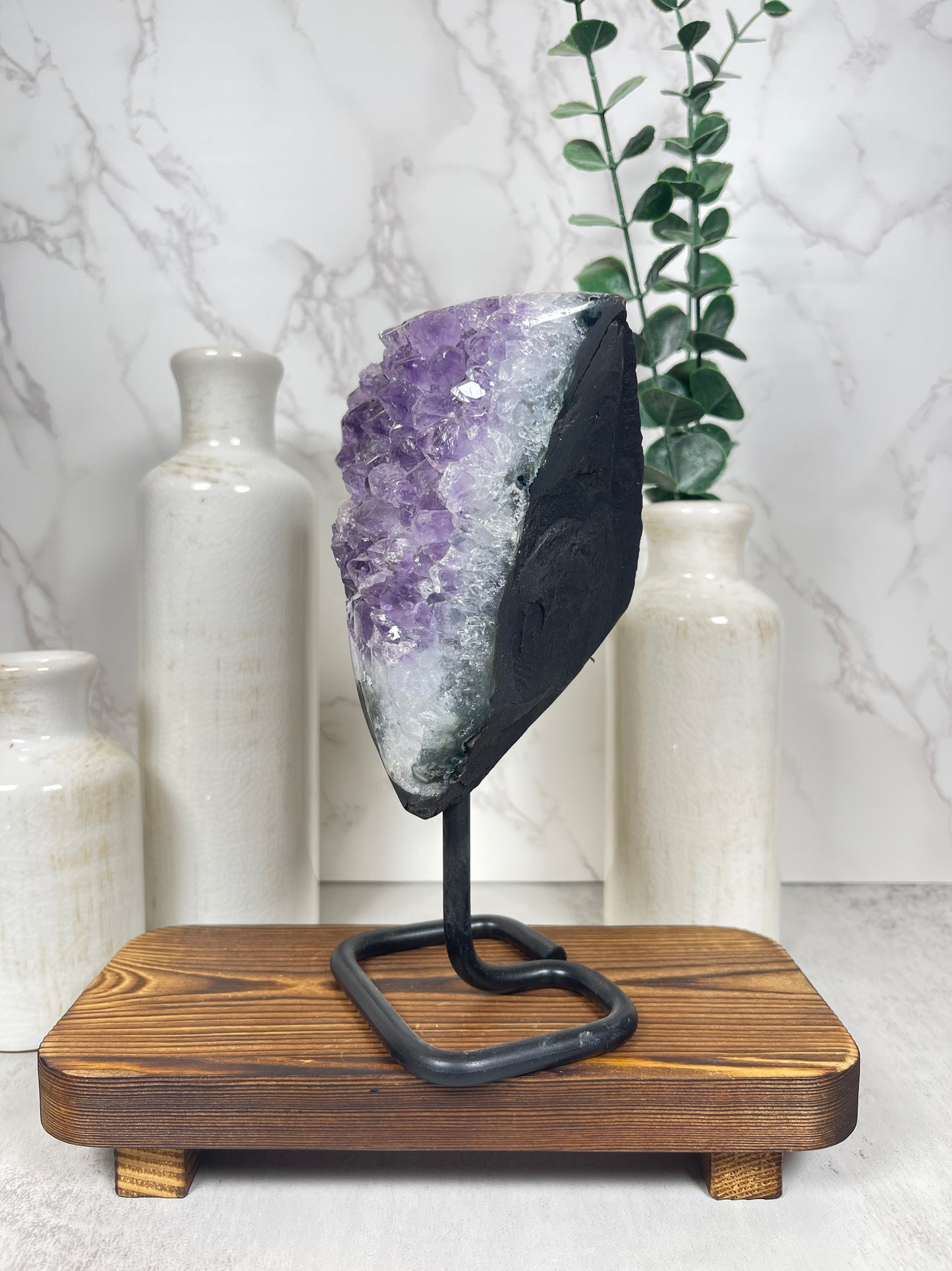 Amethyst Cluster on Stand