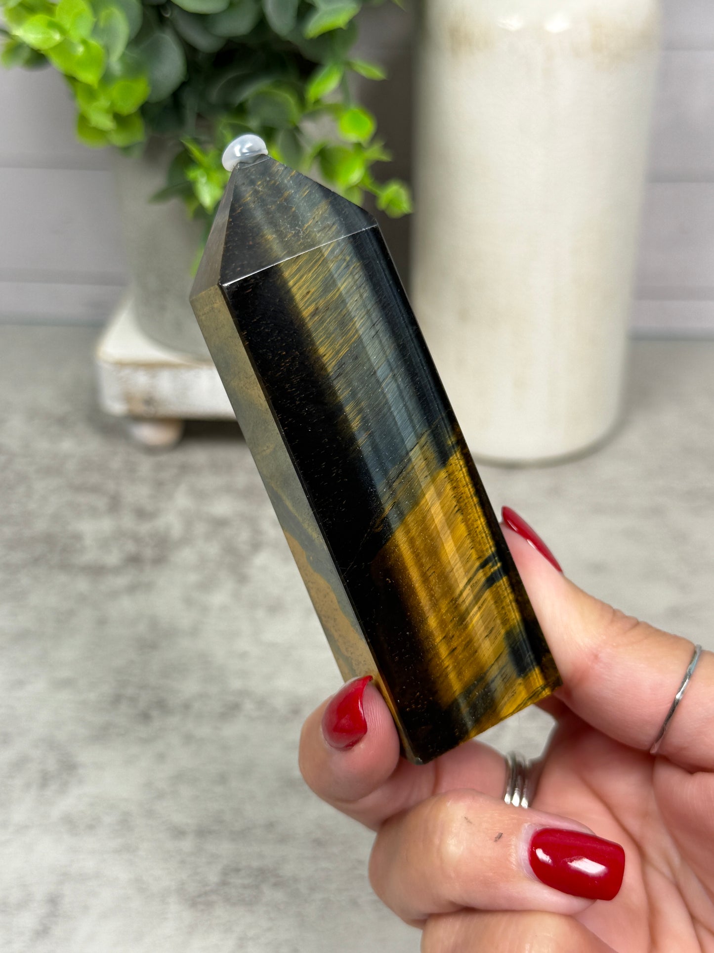 Blue Tigers Eye Towers