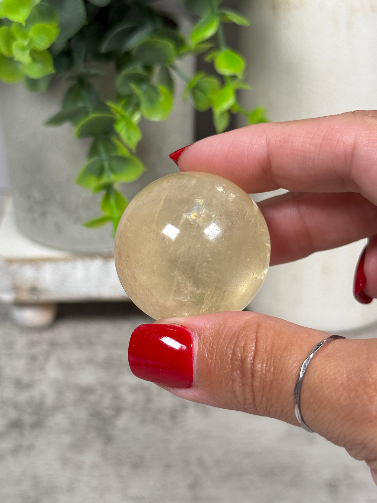 Rainbow Calcite Spheres