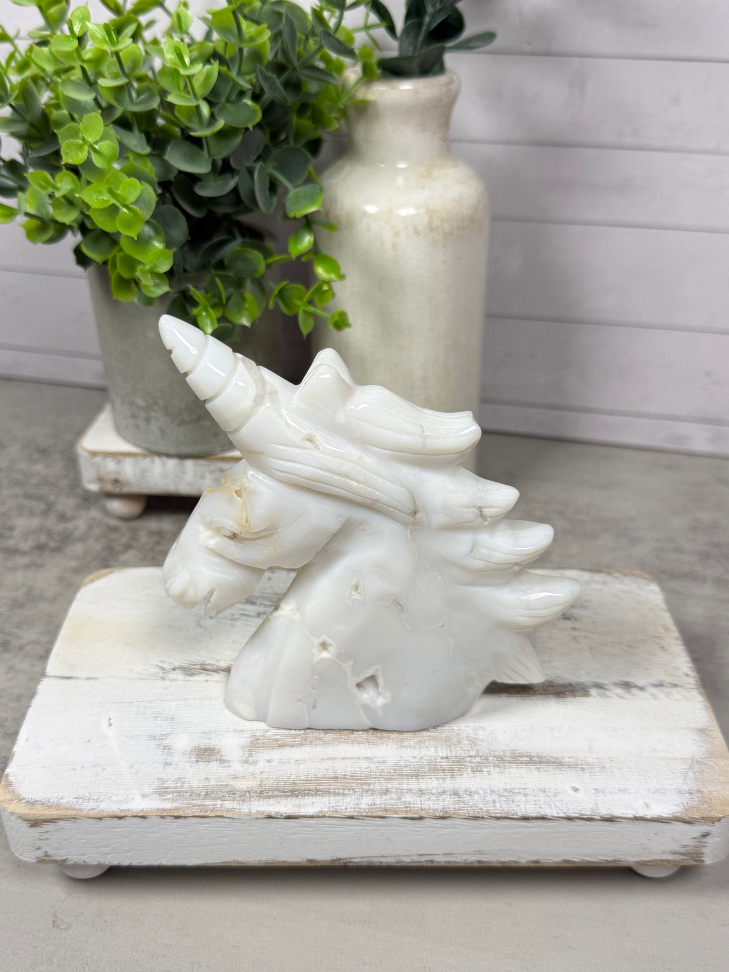 White Agate Unicorn