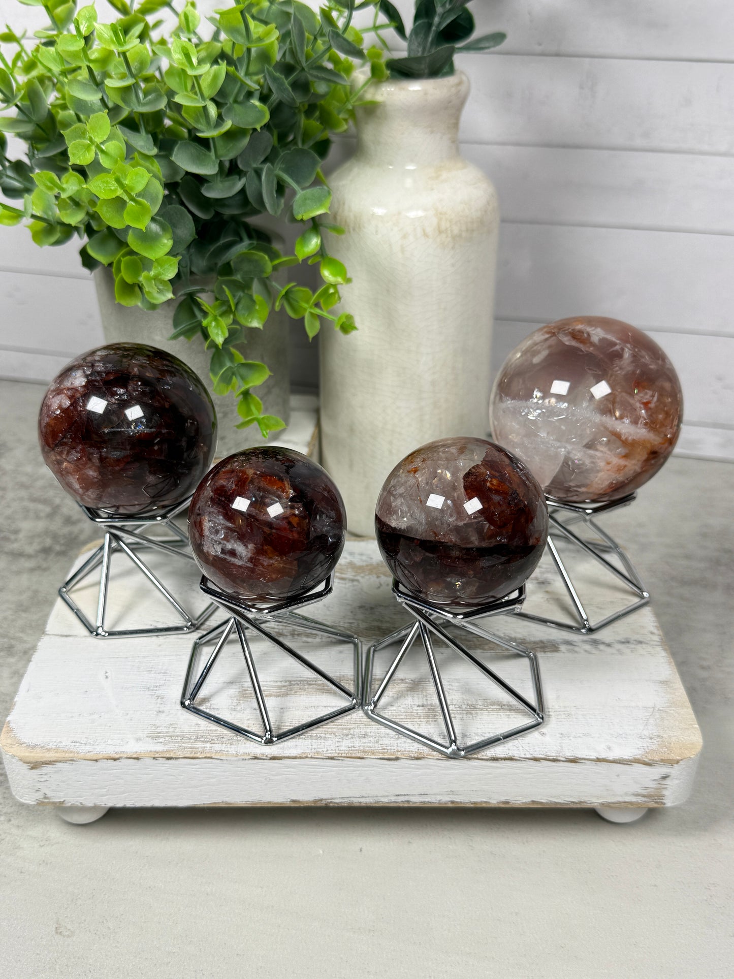 HQ Fire Quartz Spheres