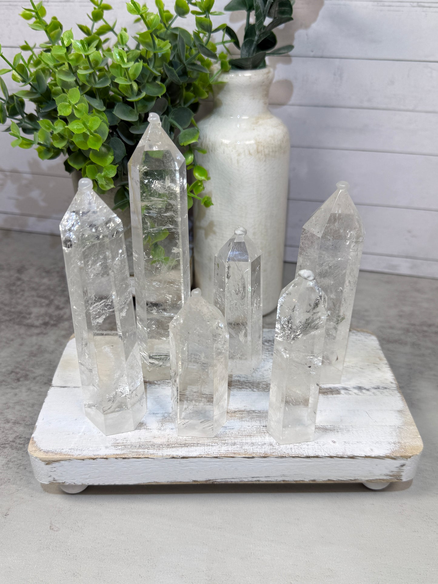 HQ Clear Quartz Towers