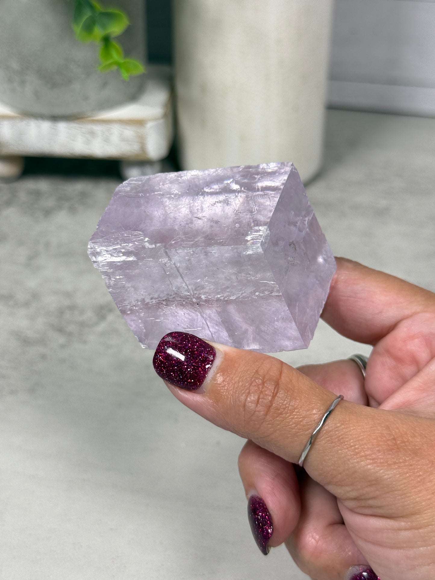 Lavender Calcite from Madagascar