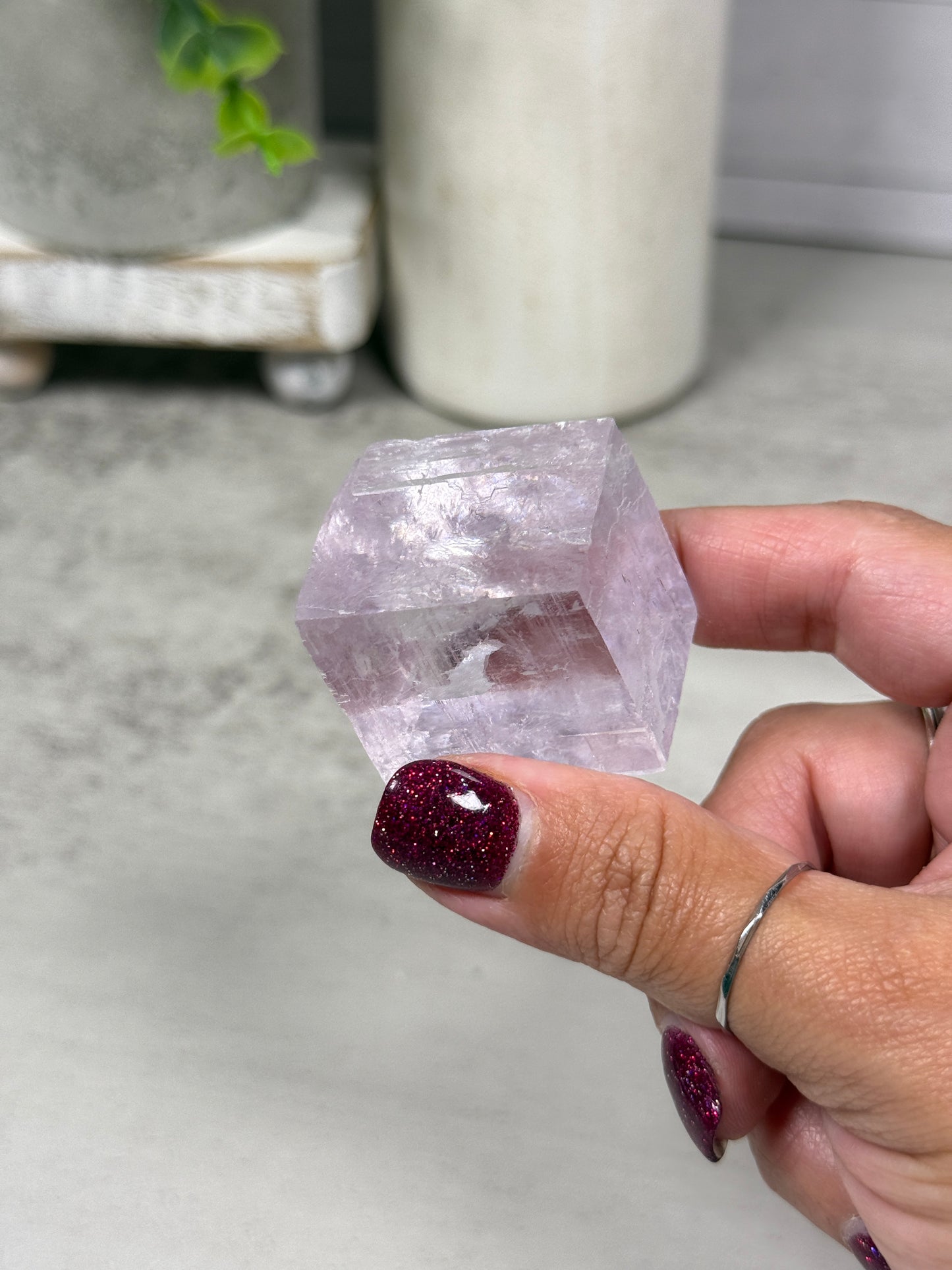 Lavender Calcite from Madagascar