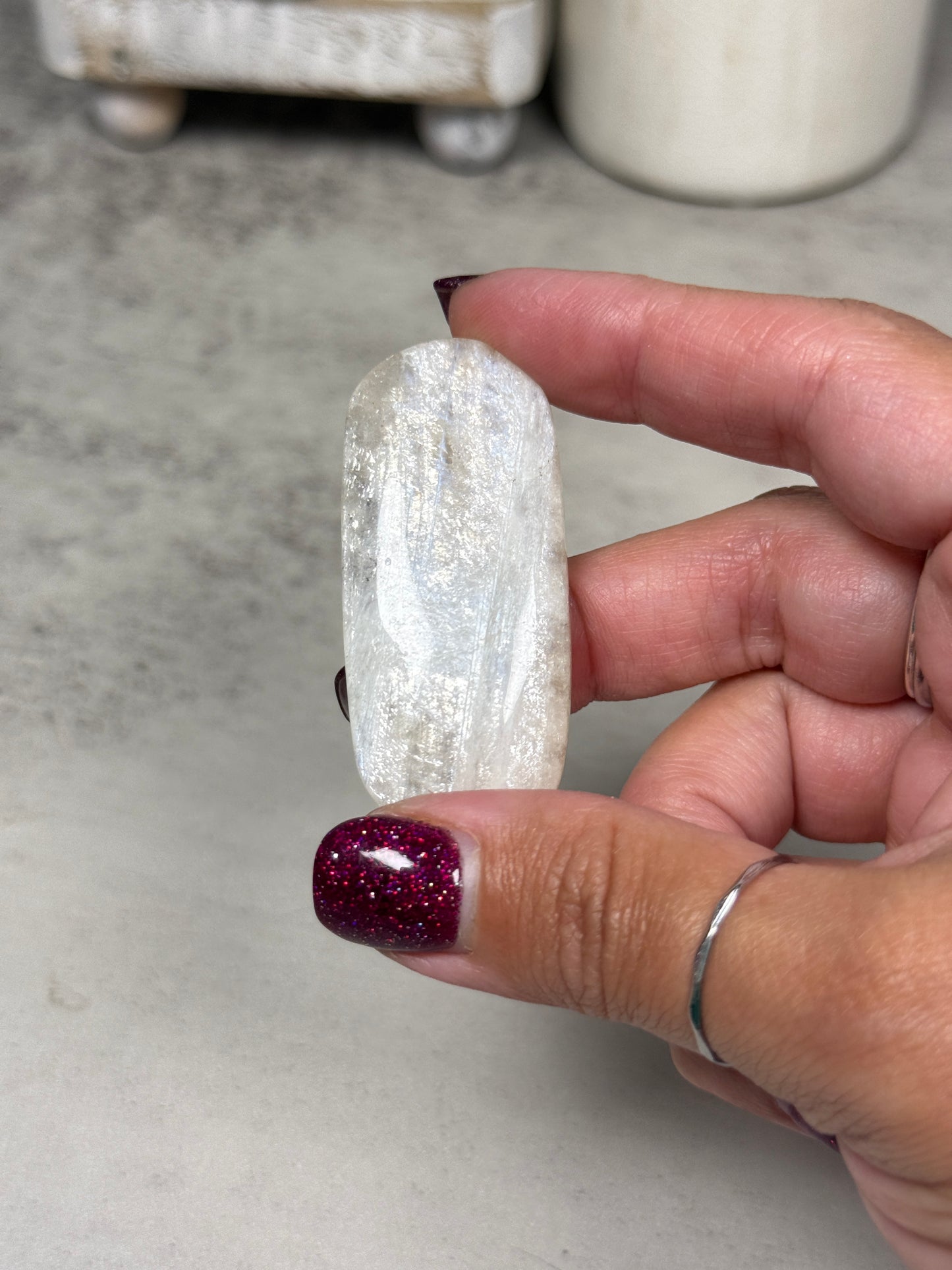 Moonstone Palm Stones - You Pick!