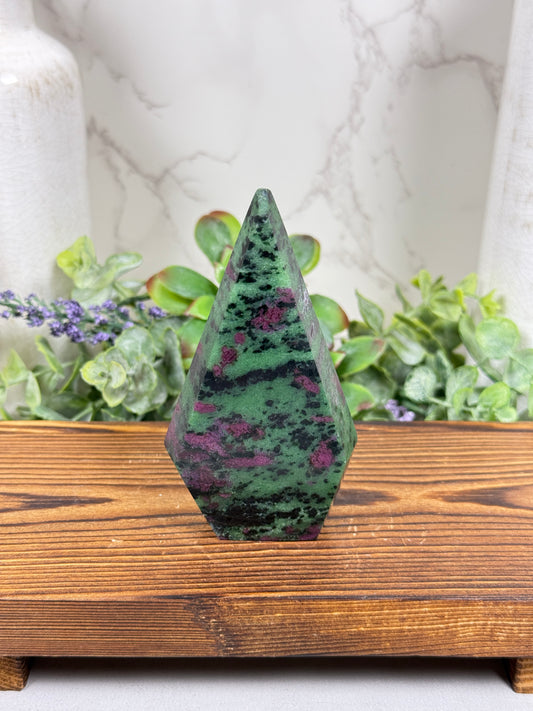 Ruby Zoisite Teardrops