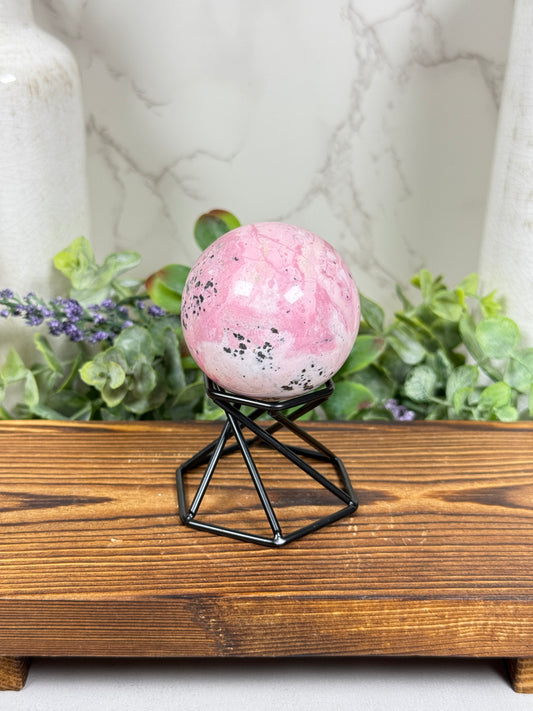 Peruvian Rhodanite Sphere