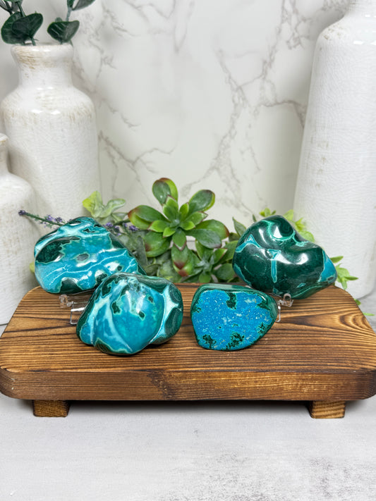 Malachite Chrysocolla Freeforms