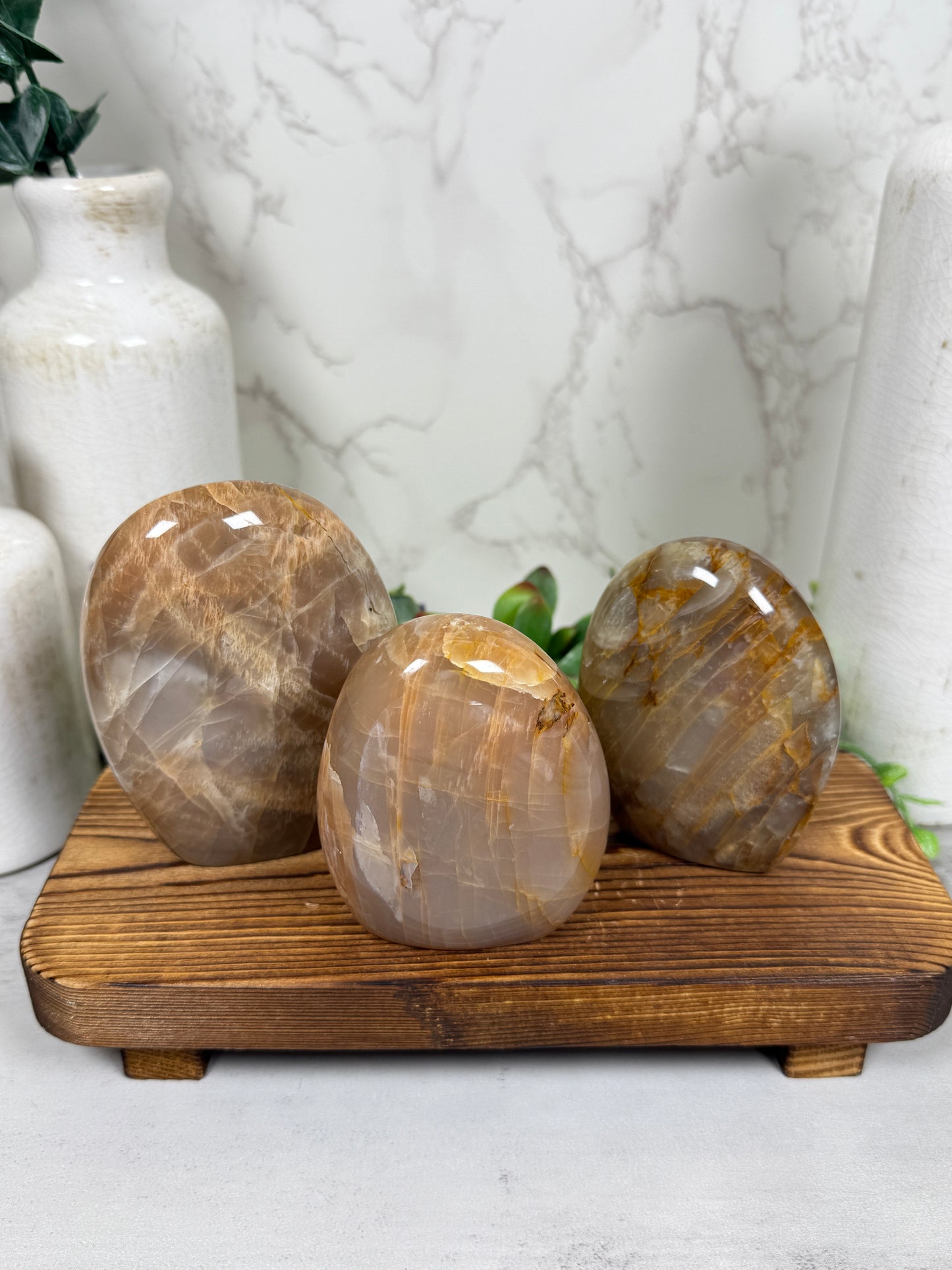Peach Moonstone Free Forms