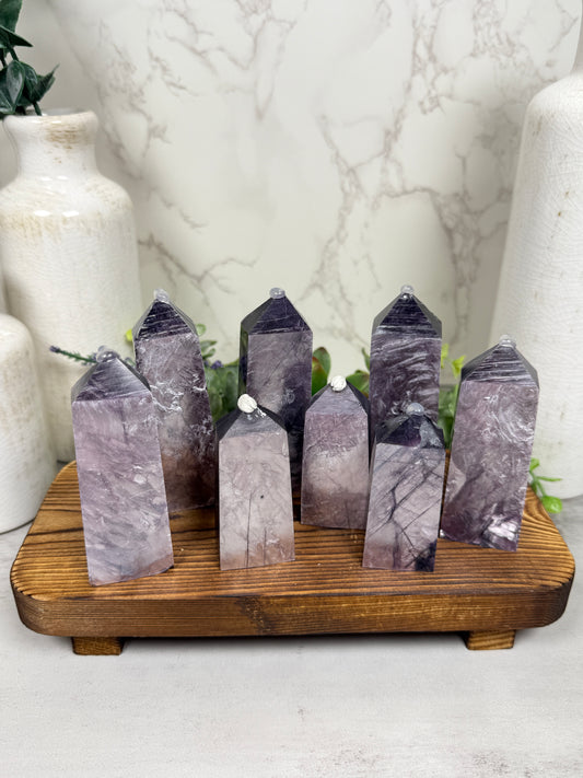 Gem Lepidolite Purple Mica Towers