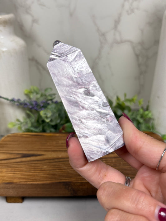 Gem Lepidolite Purple Mica Towers