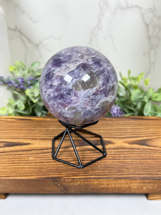 Unicorn Stone Spheres (Lepidolite Primary)