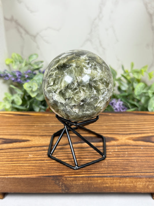 Green Mica Spheres