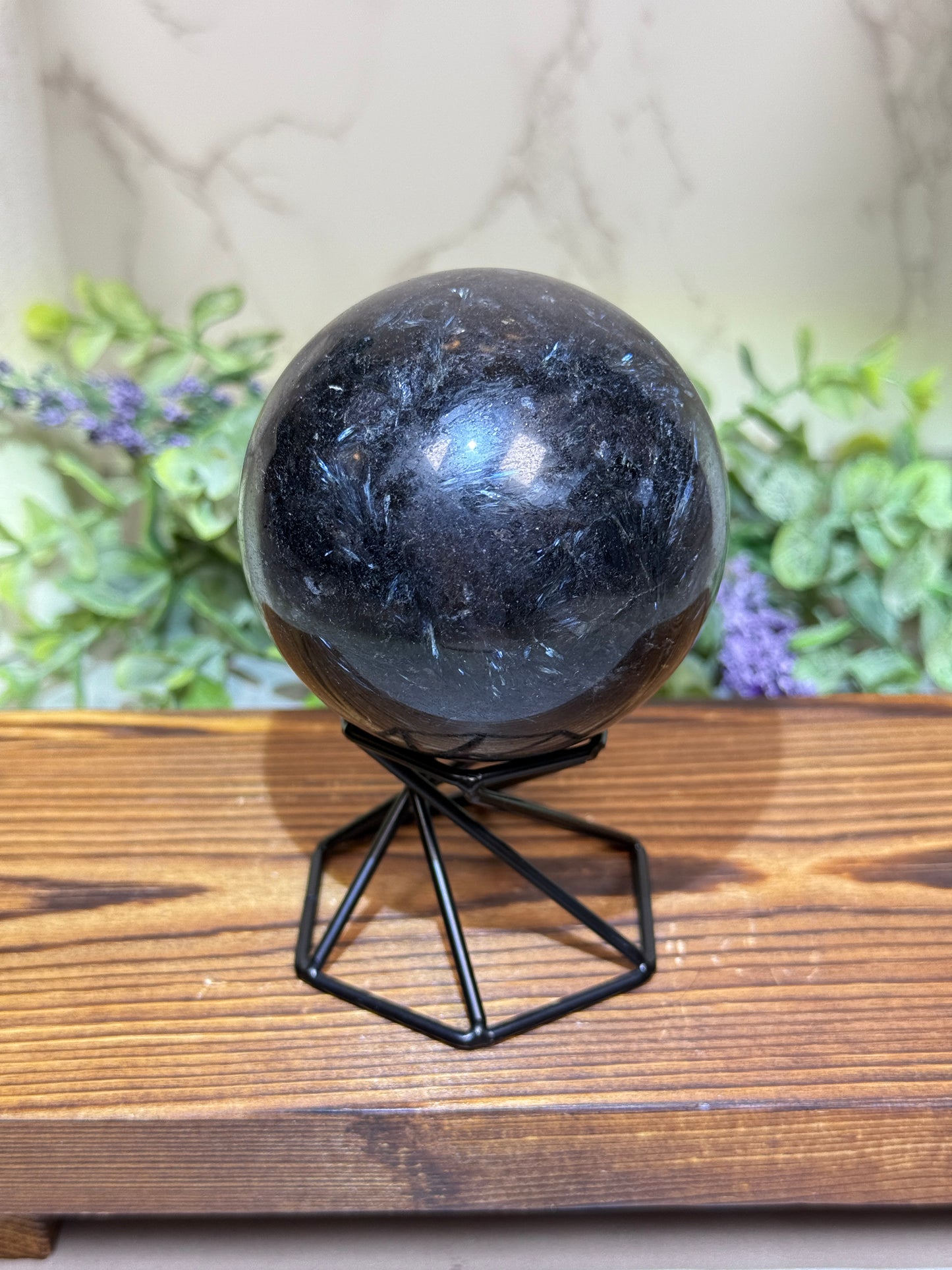 Astrophyllite + Garnet Spheres (Fireworks)