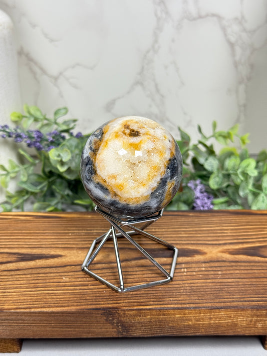 Sphalerite + Quartz Spheres