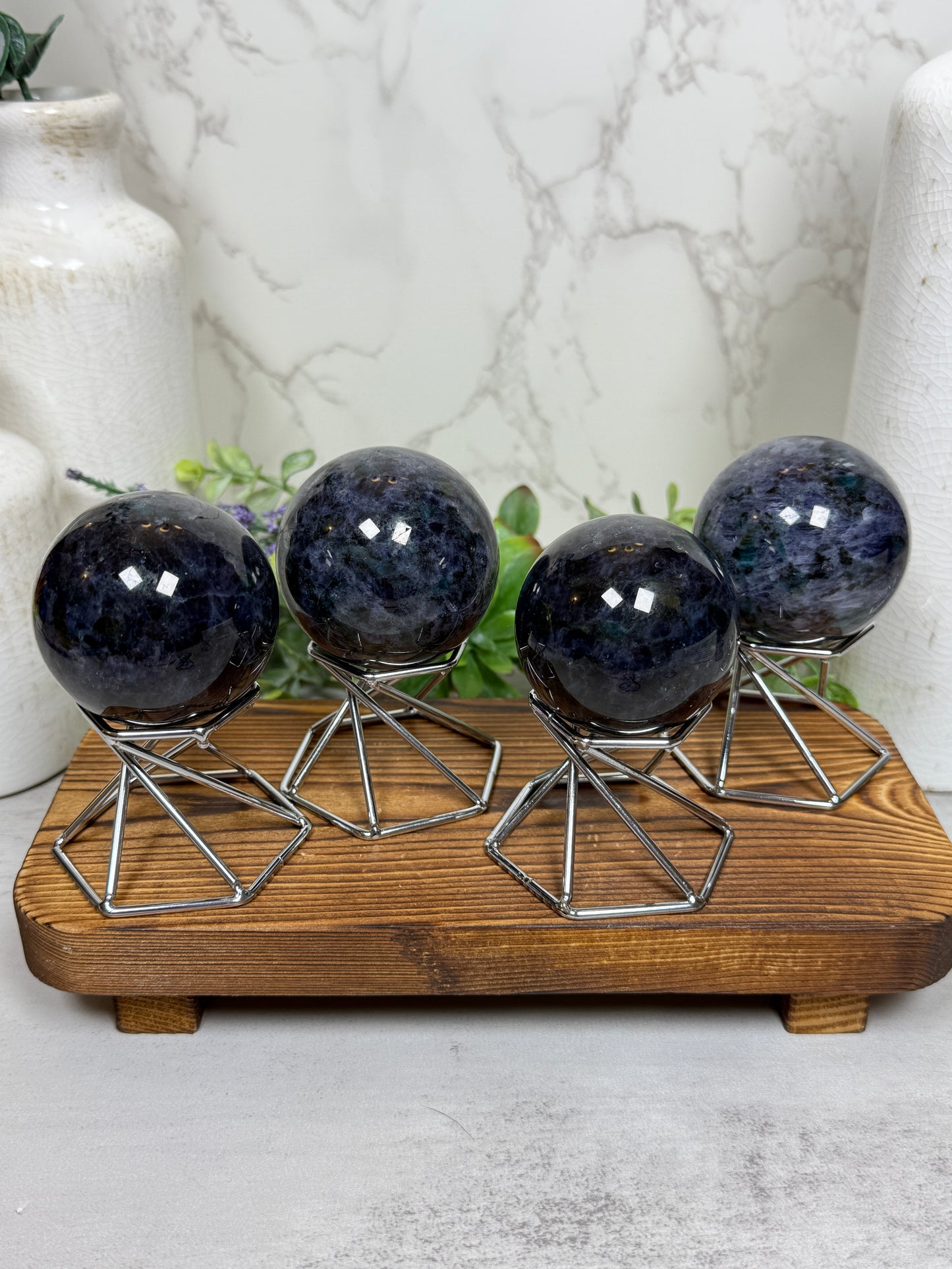 Iolite Spheres
