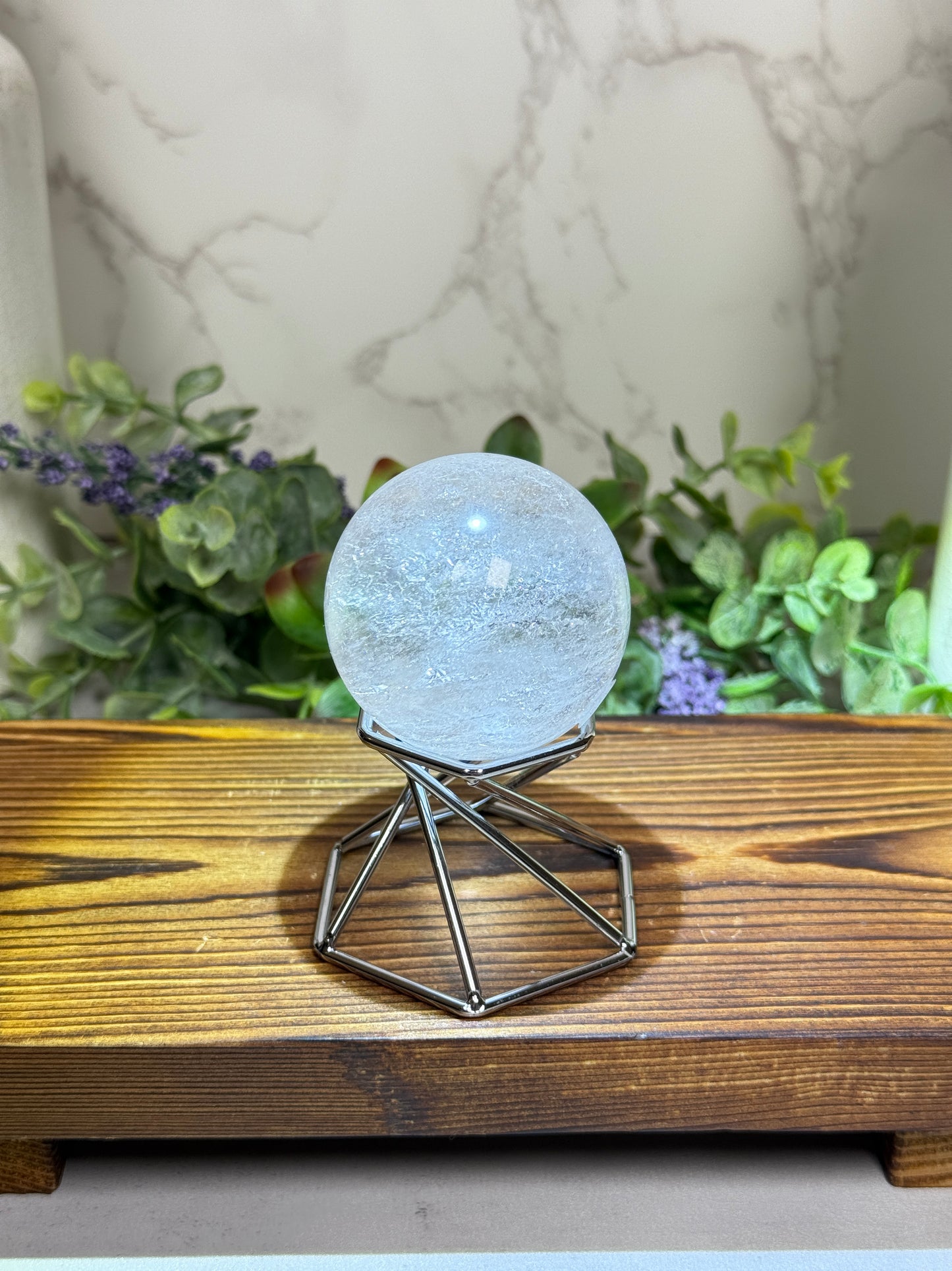 Rainbow Quartz Spheres