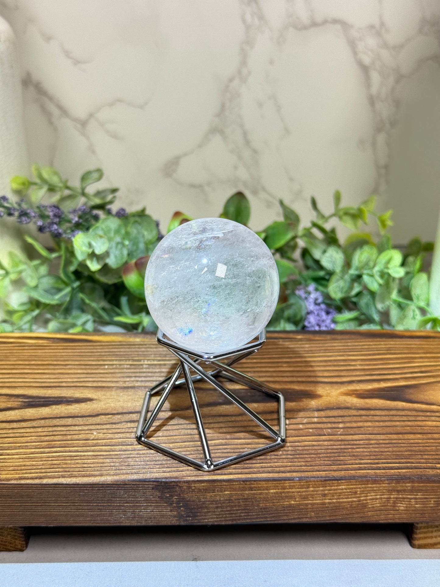 Rainbow Quartz Spheres