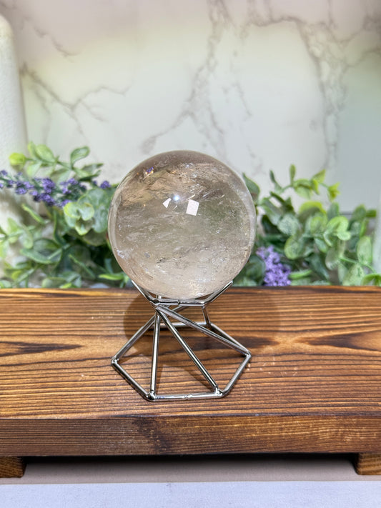 Rainbow Smoky Quartz Spheres