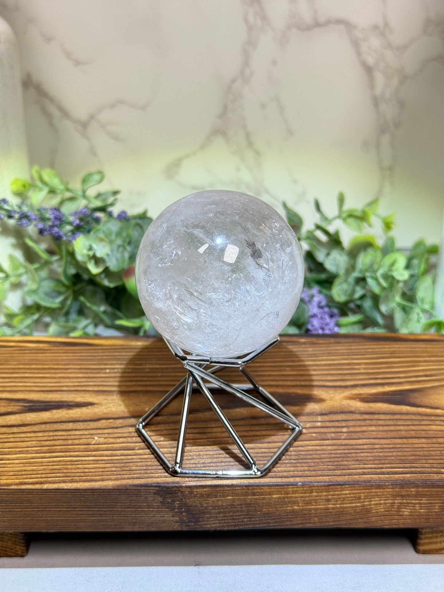 Rainbow Smoky Quartz Spheres