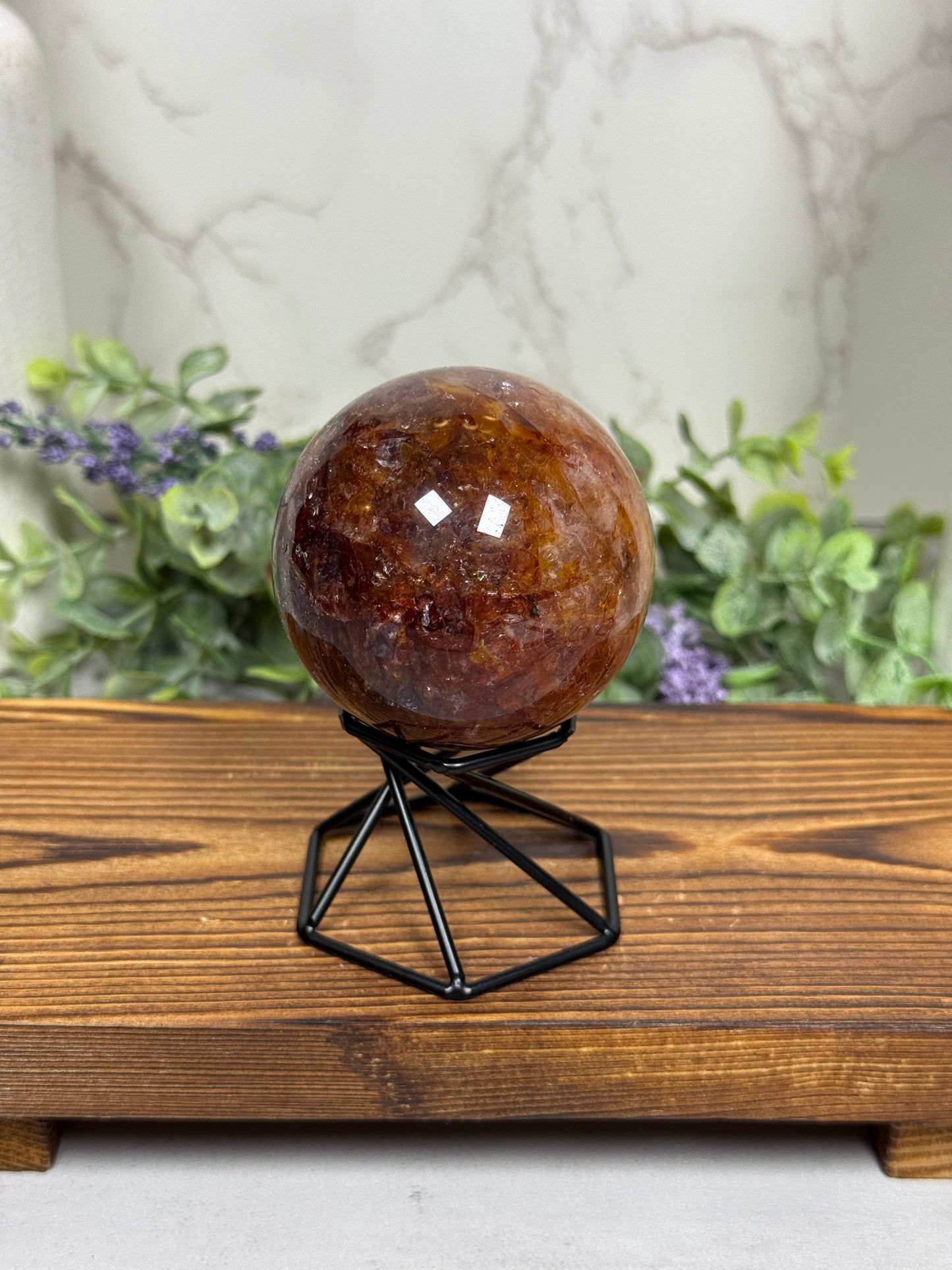 Fire Quartz + Golden Healer Spheres