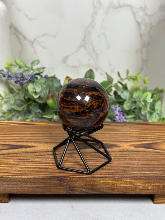 Mahogany Obsidian Spheres