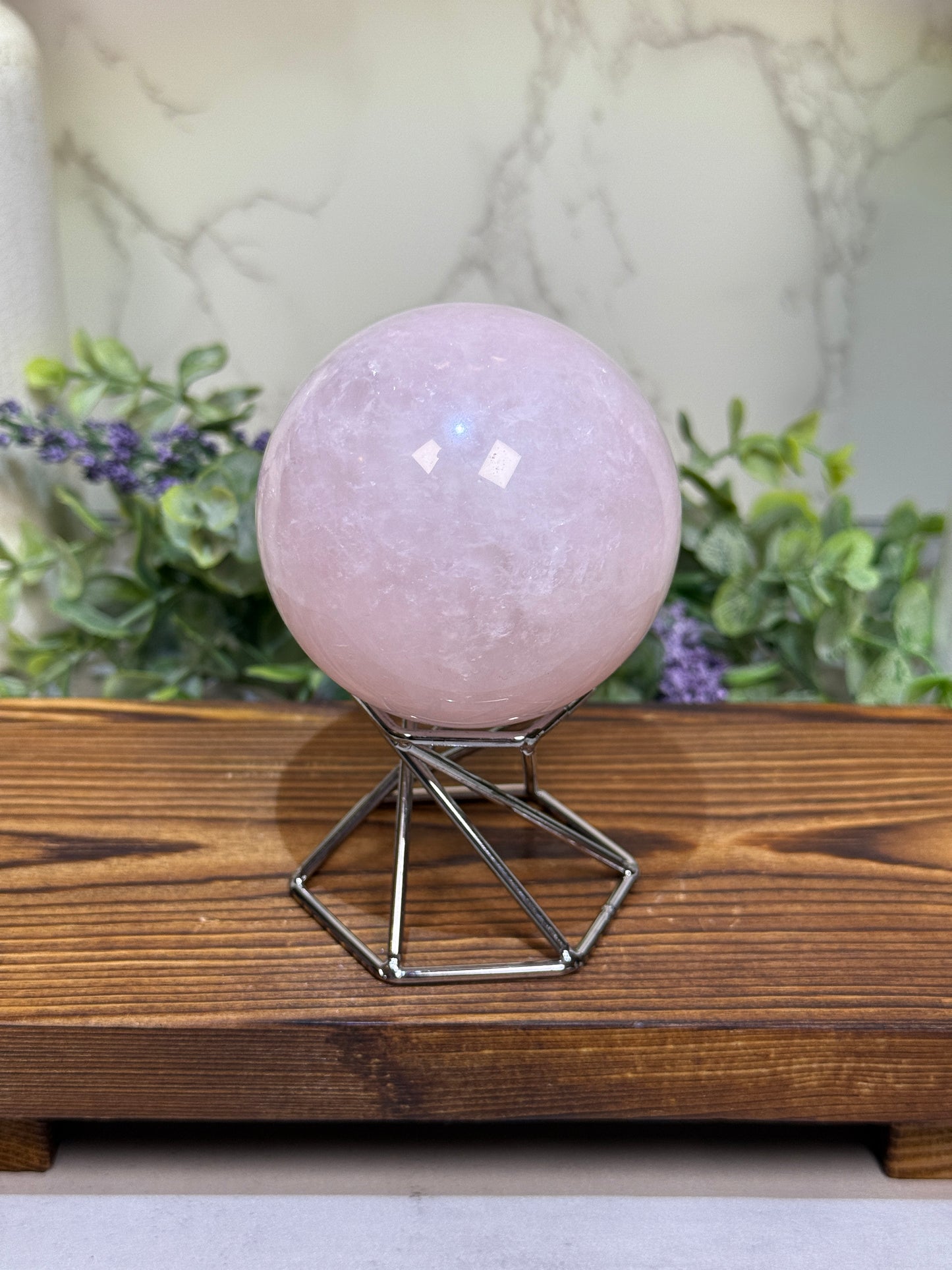 Rose Quartz Spheres