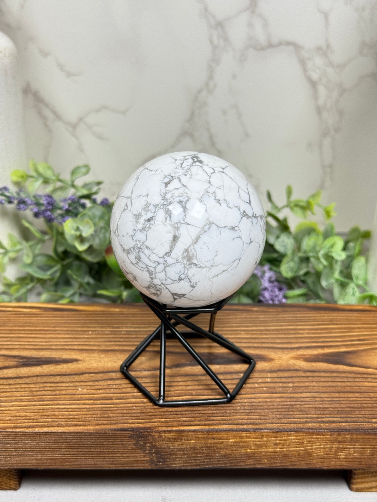 Howlite Sphere