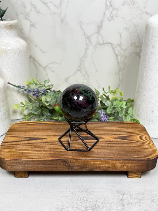 Ruby Zoisite Sphere
