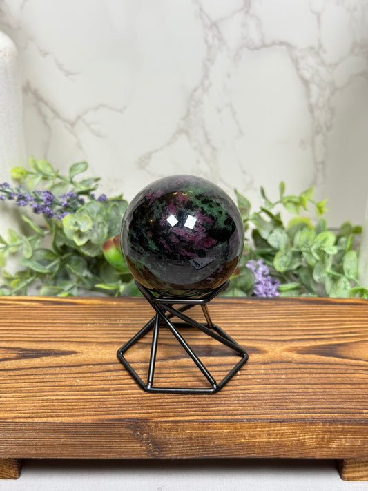 Ruby Zoisite Sphere